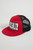 HTS1036 RCK WHITE DECAL PATCHSNAPBACK HAT