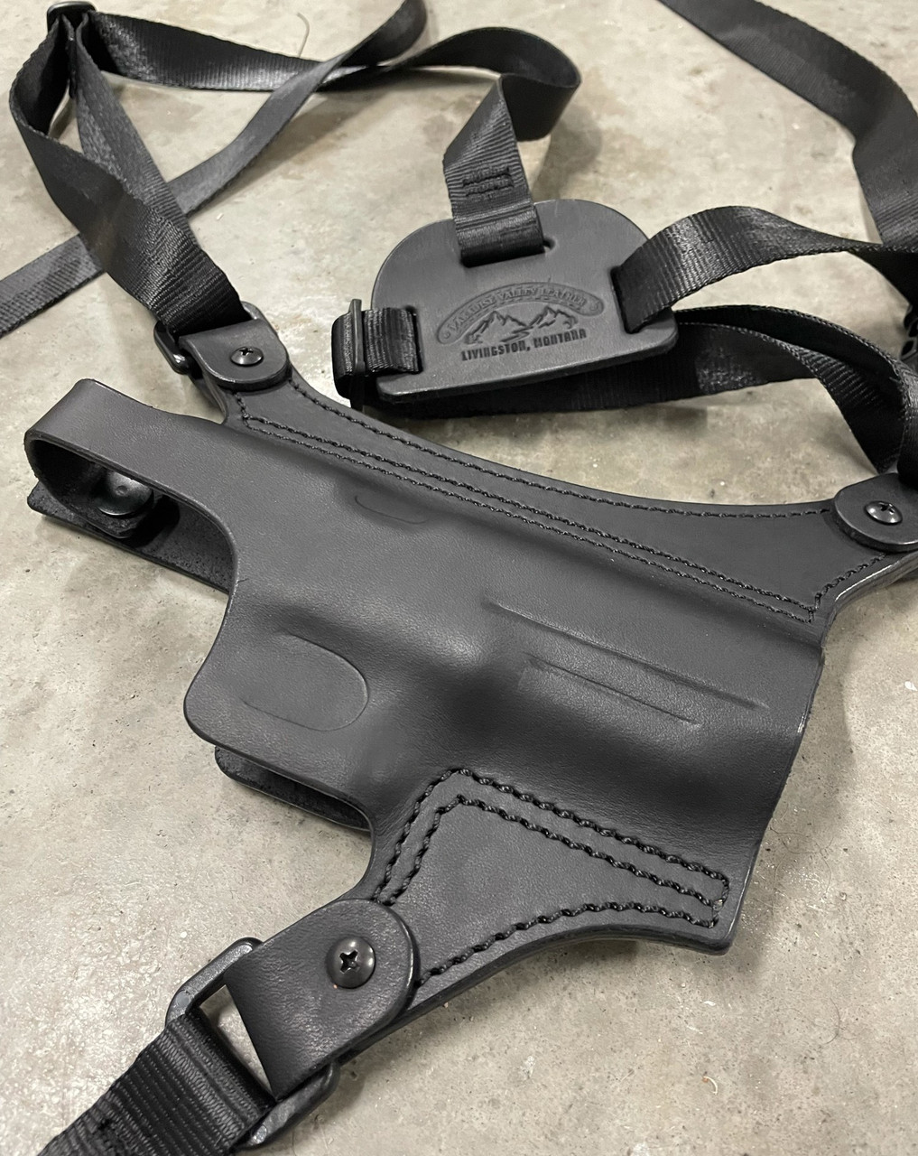 Leather Chest Holster for Semi Autos - Paradise Valley Leather