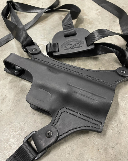 Leather Chest Holster for Semi Autos - Paradise Valley Leather