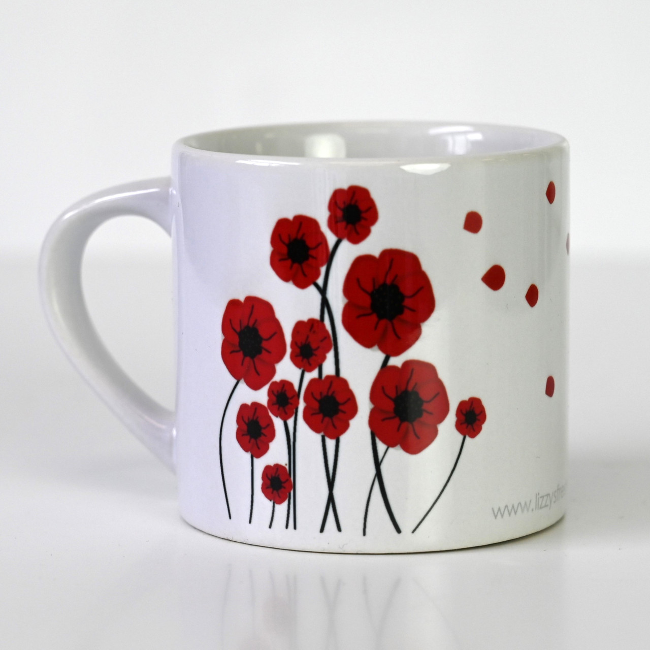 Lizzy's Graphic Flower Mugs - Lizzy's Fresh Coffee