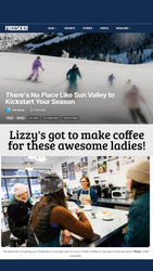 Lizzy’s Fresh Coffee Featured in FreeSkier Magazine