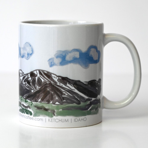 Lizzy's Graphic Coffee Mountain Mug 6 - Lizzy's Fresh Coffee