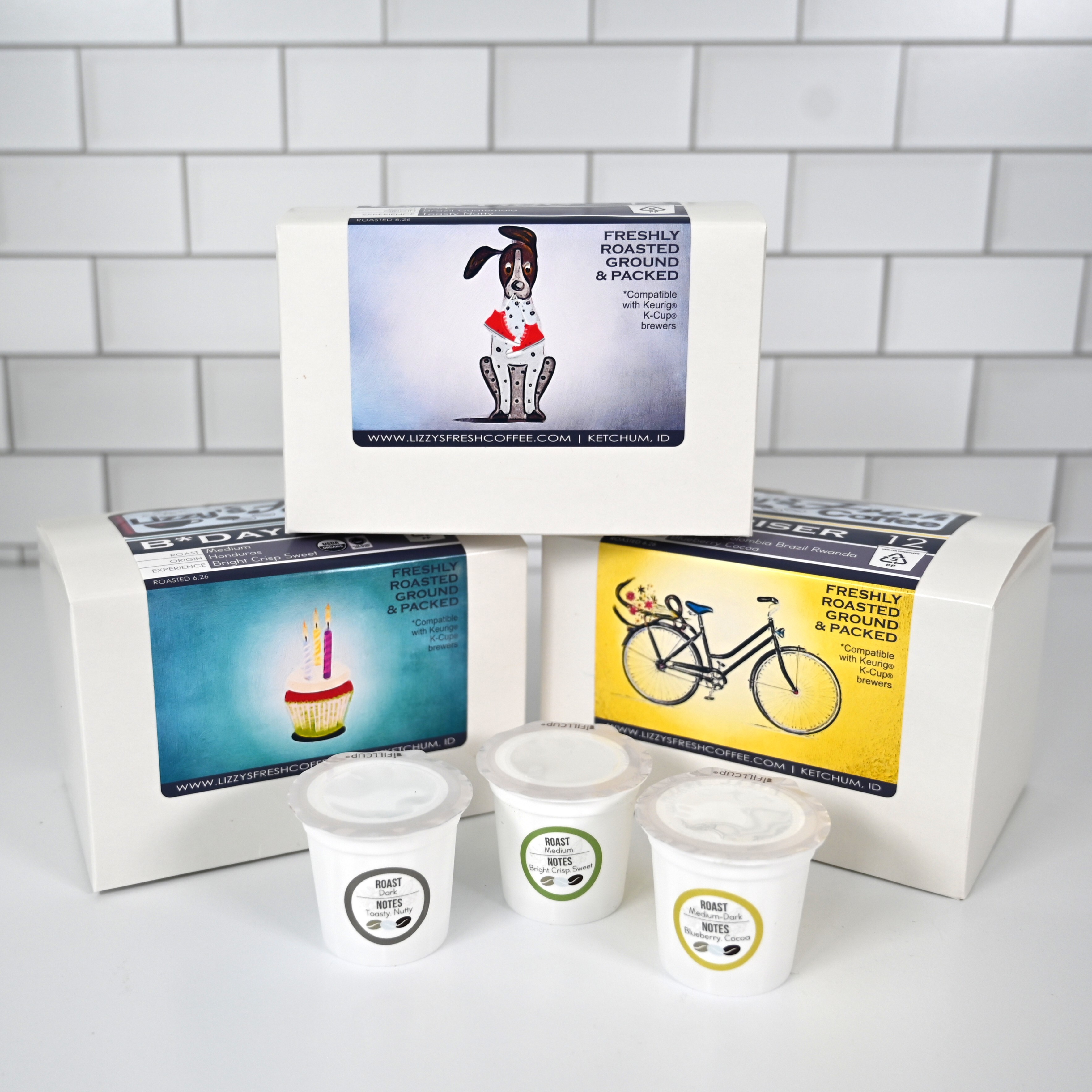 LizzyDot Single Brew Cups