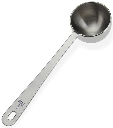 Coffee Scoop 1 Tablespoon, 1/8 Cup Stainless Steel Tablespoon Scoop  Tablespoon Measure Spoon for Coffee, Tea, Sugar, Flour, 30ml Coffee Scooper