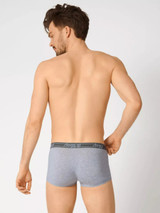 Sloggi (2 pezzi ) Boxer Uomo Start Hipster con cuciture a contrasto in Cotone Elasticizzato