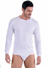 3 Pezzi Maglia Uomo Girocollo Manica Lunga Navigare 113 in Caldo Cotone