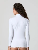 Maglia Dolcevita Donna Jadea 4267 Manica Lunga in Cotone Elasticizzato
