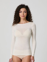 Jadea Maglia Donna Cashmere Scollo a Barca Manica Lunga 4064