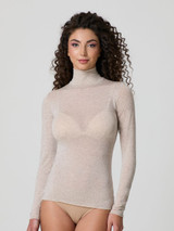 Jadea Dolcevita Donna Manica Lunga in Modal e Cashmere 4066