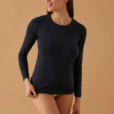 Maglia Donna Invernale Girocollo Manica Lunga in Soft Cotton Jadea 4100