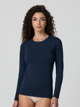 Maglia Donna Invernale Girocollo Manica Lunga in Soft Cotton Jadea 4100