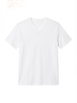 Nottingham Maglia Intima Uomo Mezza Manica Scollo a V in Cotone Interlock Pop