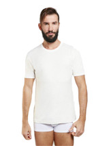 3 Maglia Uomo Mezza Manica Girocollo Nottingham TM18 Esterno Lana Interno Cotone