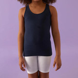 Canotta Bambina Spalla Larga  in Morbido Cotone Elasticizzato Jadea 283