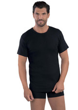 Maglia Uomo Mabrat MMUF271 Girocollo Mezza Manica in Caldo Cotone - Made in Italy