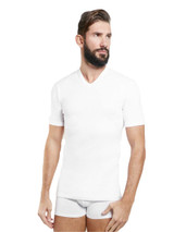 Maglia Uomo Nottingham TV110 Scollo a V Mezza Manica in Caldo Cotone