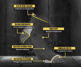 WRK-04 12 Paia Calza Corta da Lavoro Antinfortunistica Traspirante Resistente