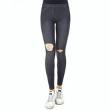 Leggings Donna Meritex 3738 Jeans Wash in cotone Elasticizzato