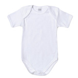 2 Pezzi Body Neonato Neonata Mezza Manica Ellepi AF802 in 100% Puro Cotone