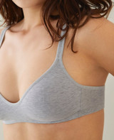 Reggiseno Aroma Gios coppe in cotone elasticizzato e preformate senza cuciture