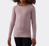 Maglia girocollo Bambina invernale in cotone bielastico 263 Jadea