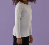 Maglia girocollo Bambina invernale in cotone bielastico 263 Jadea