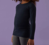 Maglia girocollo Bambina invernale in cotone bielastico 263 Jadea