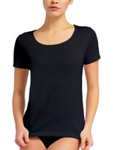 3 magliette Donna Girocollo Liabel 2828 26 Mezza Manica Caldo Cotone Bordo Raso