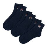 FILA (3 Paia) Calzino Corto in Cotone Uomo Donna Sportivo F9303