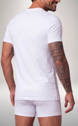 3 Pezzi Maglia Uomo Liabel 02828 23 Mezza Manica Girocollo in Caldo Cotone