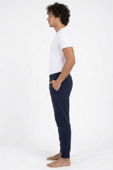 Pantalone Tuta Invernale Uomo in Felpa Lotto LA1105 con polsino al fondo