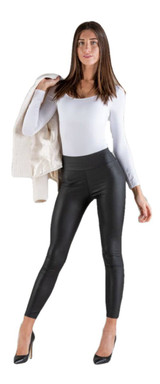 ELETTA MILANO Leggings Termico Donna EL-303 Modello effetto glitter termici.