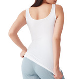 Top Canotta Donna Spalla Larga Basic GD009 COTONELLA in Cotone Bielastico