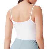 Top Donna Spalla Stretta GD006 COTONELLA in Cotone,Sciancrato sui Fianchi