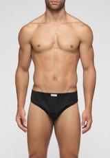Cagi Slip Mini Uomo 1208 Vita Bassa in Cotone Filo di Scozia con conchiglia anatomica