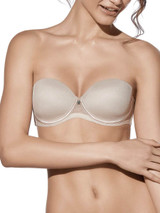 SELENE Reggiseno donna Con Ferretto Senza Spalline Coppa Preformata C-D Esmeralda