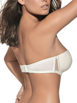 Creaciones Selene Esmeralda Reggiseno Fascia Senza Spalline con Ferretto e Coppa Preformata (Coppa C-D)