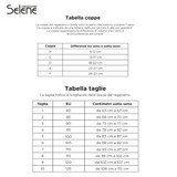 SELENE Reggiseno senza Ferretto con Fascia alta Comfort Coppa Preformata Nadia