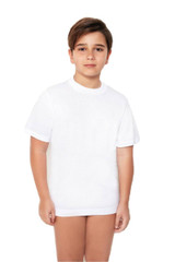 6 Pezzi Maglia Bambino NOTTINGHAM TM702R mezza manica in cotone
