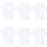 6 Pezzi Maglia Bambino NOTTINGHAM TM702R mezza manica in cotone