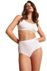 12  Slip Culotta basic Snelly S396 in cotone elasticizzato vita alta