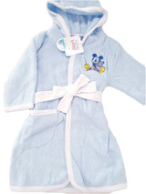 Accappatoio Disney Ellepi Neonato Neonata in spugna di Cotone TOPOLINO MINNIE