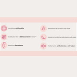 Slip Donna da ciclo flusso moderato,cotone biologico lavabile Cotonella ADB62