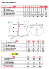 Bermuda Corto Uomo con laccetto Be Board 911 in Cotone Taglie dalla S alla 9XL
