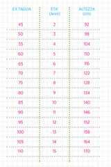 Grembiule elementare SIGGI 3926 bambino con chiusura bottoni