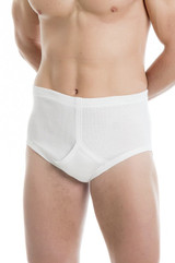 Slip 2110 Uomo La Furlana in cotone a costine con apertura anatomica