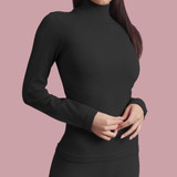 Maglia Lupetto Manica Lunga Donna Bellissima 162 in costina