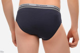 6 Slip Uomo in Cotone Bielastico Nottingham Fianco Medio elastico con logo