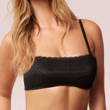 Reggiseno a Fascia in pizzo Infiore 904 senza ferretto con imbottiture estraibili