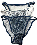 12 Tanga Slip Donna Cotonella in Cotone Bielastico Fantasia Assortite